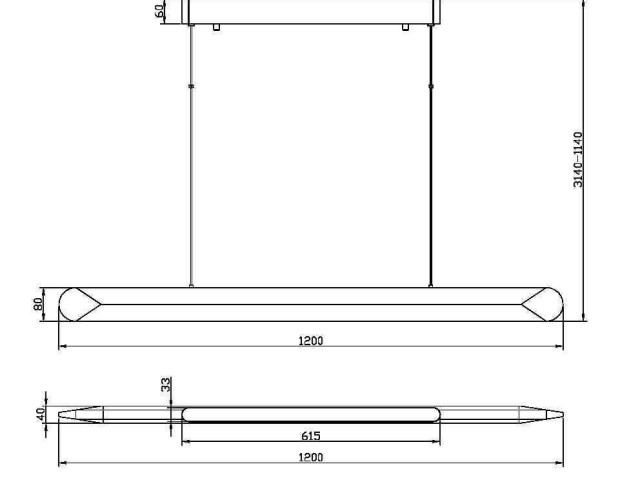 Подвесной светильник Maytoni MOD276PL-L40B3K фото:8