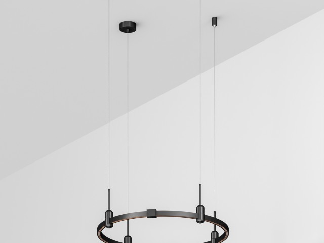 Основание ART-APRIORI-ROUND-HANG-R600 (BK) (Arlight, IP20 Металл, 3 года) фото:3