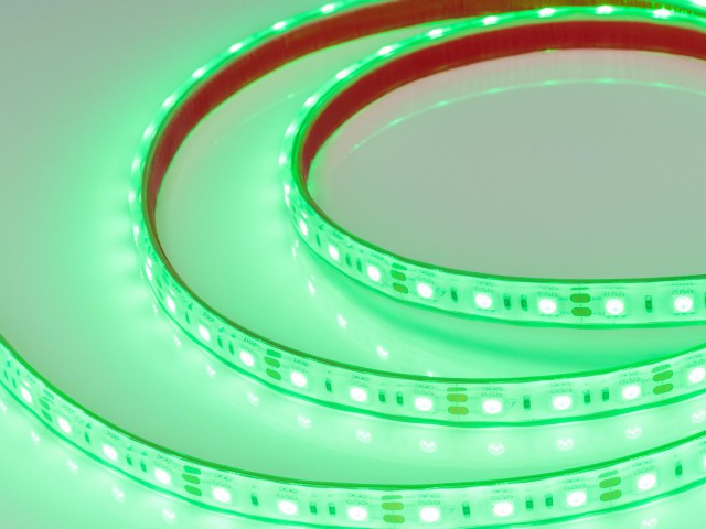 Лента герметичная RTW-PFS-B60-13mm 12V Green (14.4 W/m, IP68, 5060, 5m) (Arlight, 14.4 Вт/м, IP68) фото:6