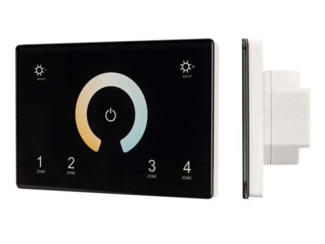 Панель Sens SMART-P81-MIX Black (230V, 4 зоны, 2.4G) (Arlight, IP20 Пластик, 5 лет) фото:8
