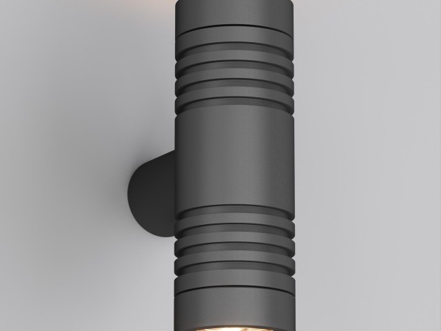 Светильник KT-RAY-WALL-TWIN-R46-2x3W Day4000 (GR, 24 deg, 24V) (Arlight, IP65 Металл, 3 года) фото:4