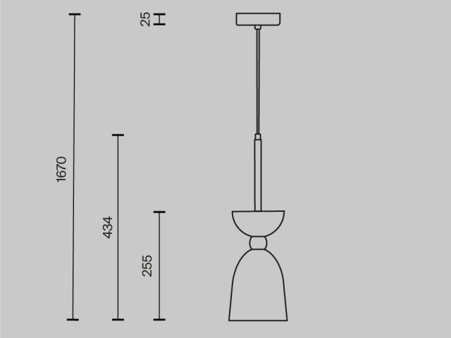 Подвесной светильник Maytoni MOD113PL-01W фото:1