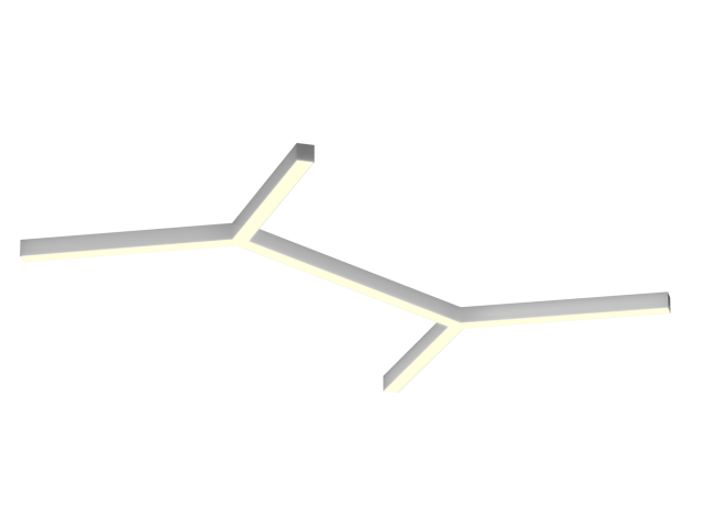 Светильник HOKASU Molecule S50 (RAL9003/6x634mm/LT70 — 3K/80W) фото:1