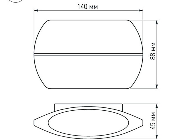 Светильник SP-WALL-VASE-S140x88-2x3W Warm3000 (GR, 120 deg, 230V) (Arlight, IP54 Металл, 3 года) фото:4