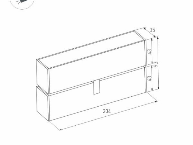 Светильник MAG-FLAT-FOLD-45-S205-6W Warm3000 (BK, 100 deg, 24V) (Arlight, IP20 Металл, 5 лет) фото:9
