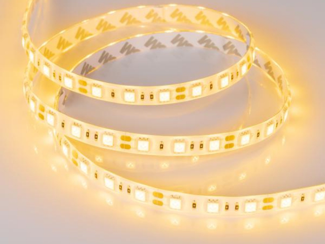Лента RTW 2-5000SE 12V Yellow 2x (5060, 300 LED, LUX) (Arlight, 14.4 Вт/м, IP65) фото:5