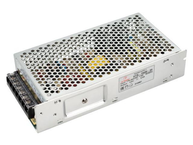 Блок питания HTS-150M-24 (24V, 6.5A, 150W) (Arlight, IP20 Сетка, 3 года) фото:4