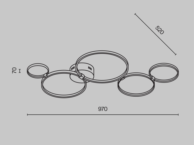 Потолочный светильник Maytoni MOD448CL-L40WK фото:12