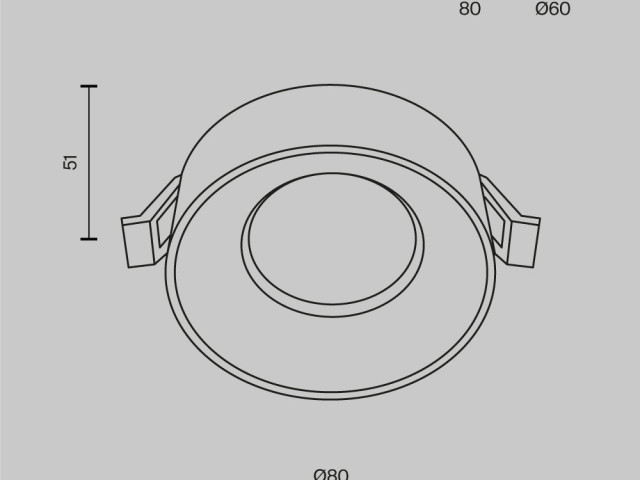 Встраиваемый светильник Technical DL046-01W фото:2