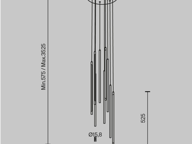 Подвесной светильник Maytoni MOD236PL-L54BS3K фото:10