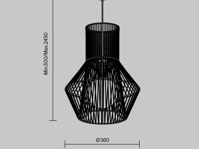 Подвесной светильник Freya FR5405PL-01B фото:4