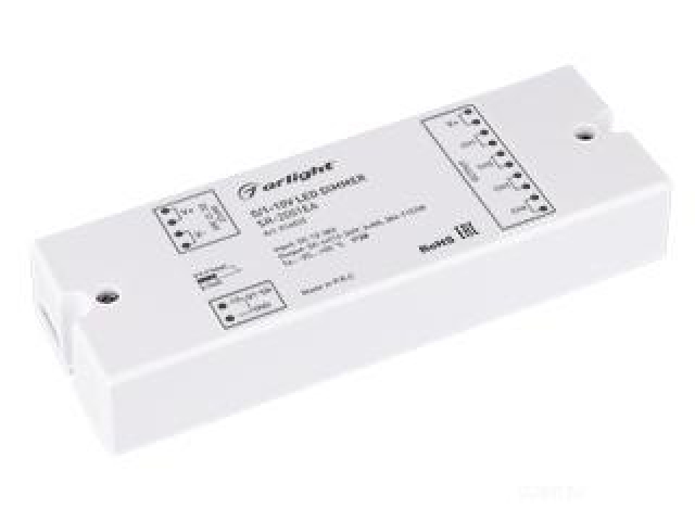 Диммер SR-2001EA (12-24V, 384-768W, 1-10V, 4CH) (Arlight, IP20 Пластик, 3 года) фото:1