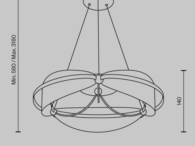 Подвесной светильник Maytoni MOD281PL-L45BS3K фото:12