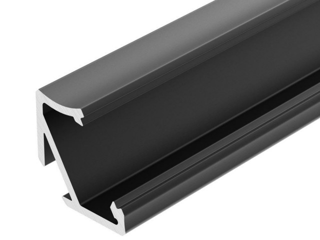Профиль ALM-V60-2000 ANOD Black (Arlight, Алюминий) фото:1