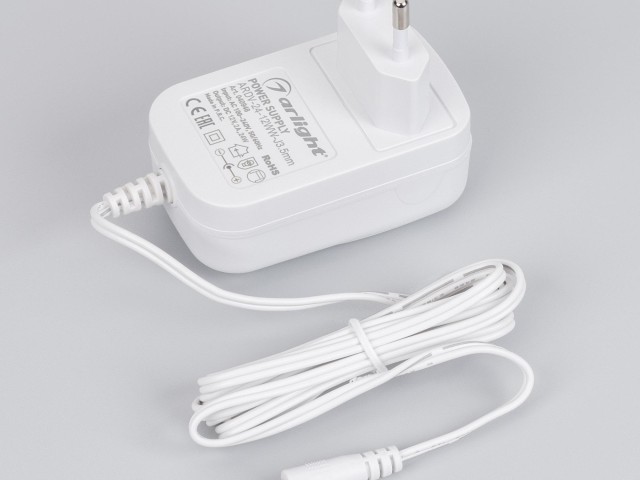 Блок питания ARDV-24-12WW-J3.5mm (12V, 2A, 24W) (Arlight, Адаптер, 3 года) фото:4