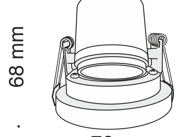 Встраиваемый светильник Technical DL040-L10W4K фото:2
