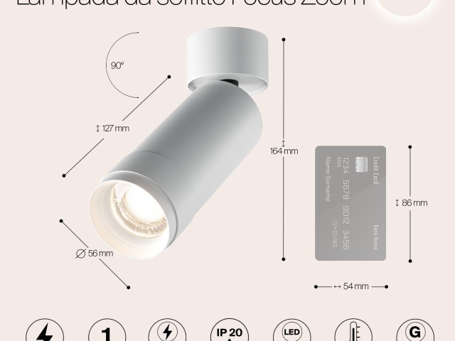 Потолочный светильник Technical C055CL-L12W4K-Z-W фото:15