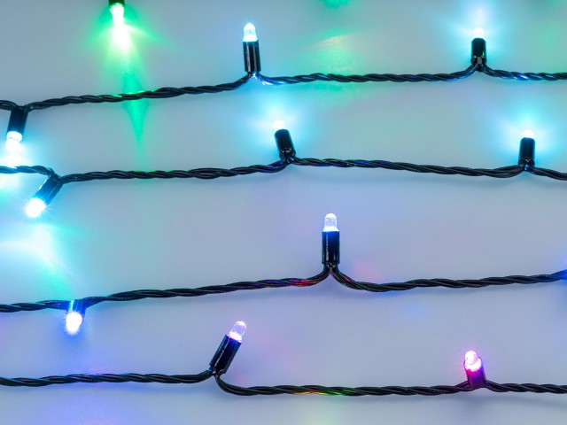 Светодиодная гирлянда ARD-STRING-CLASSIC-9000-BLACK-60LED-LIVE RGB-SPI (12V, 40W) (Ardecoled, IP65) фото:3