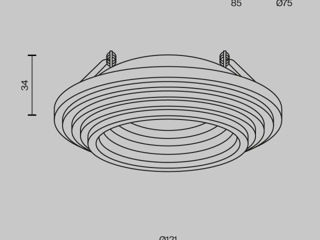 Встраиваемый светильник Technical DL004-1-01-W фото:1