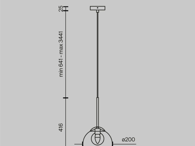 Подвесной светильник Maytoni MOD521PL-01G3 фото:1