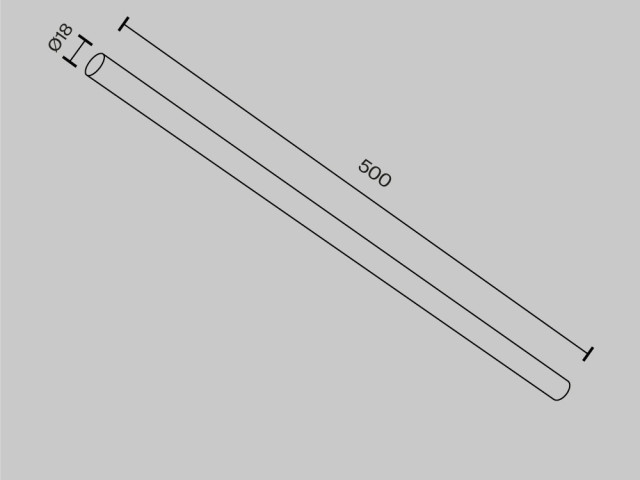 Комплектующие для систем освещения с токоведущими элементами Technical CA001-L500-B фото:5