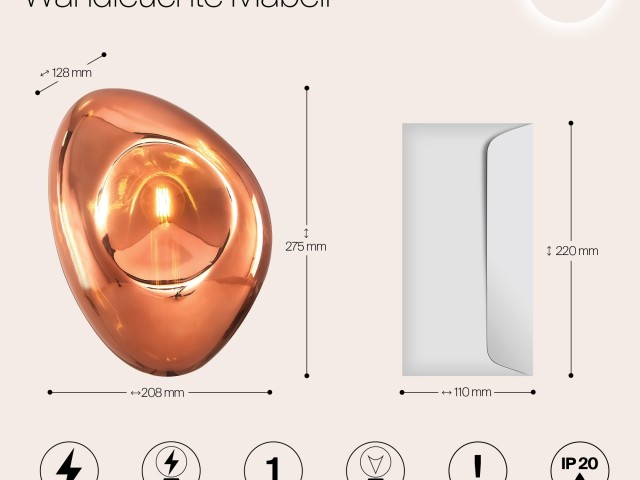 Настенный светильник (бра) Maytoni MOD306WL-01C фото:13