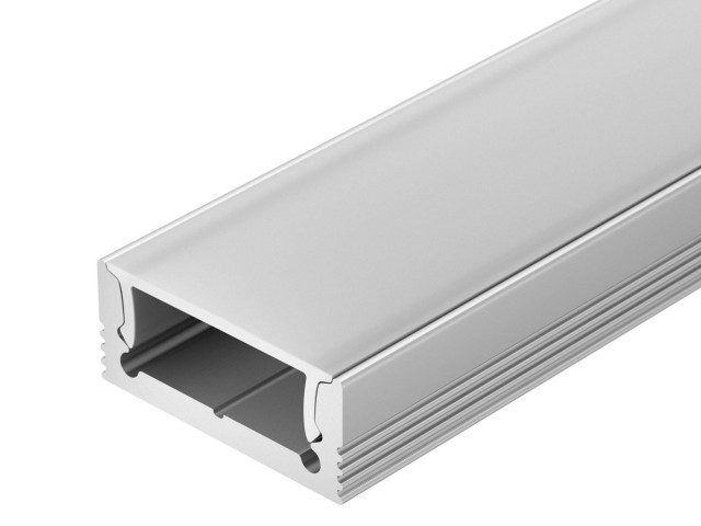 Профиль с экраном SL-SLIM-H7-2000 ANOD+OPAL (Arlight, Алюминий) фото:6