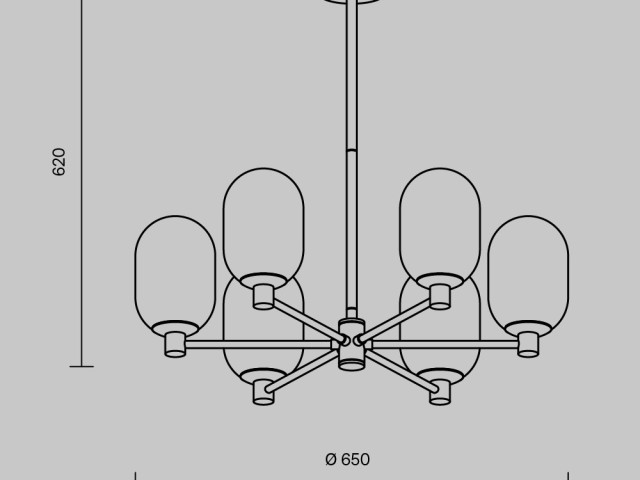 Подвесной светильник Freya FR1012PL-06BS фото:7