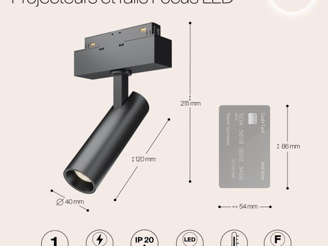 Трековый светильник Technical TR019-2-7W4K-B фото:11