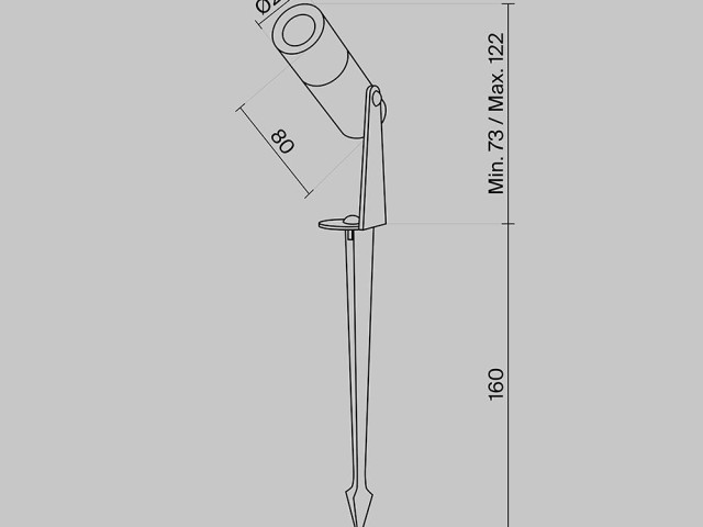 Ландшафтный светильник Outdoor O050FL-L2GF3K фото:15