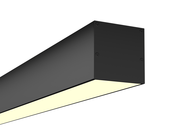 Линейный светильник LINE5050П БЕЗ БП (RAL9005/2000mm/LT70 — 3K/65W) фото:1