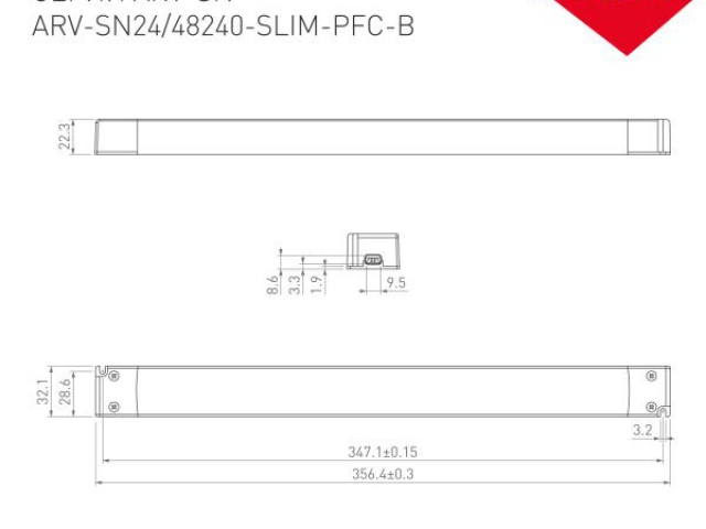 Блок питания ARV-SN24240-SLIM-PFC-B (24V, 10A, 240W) (Arlight, IP20 Пластик, 3 года) фото:4