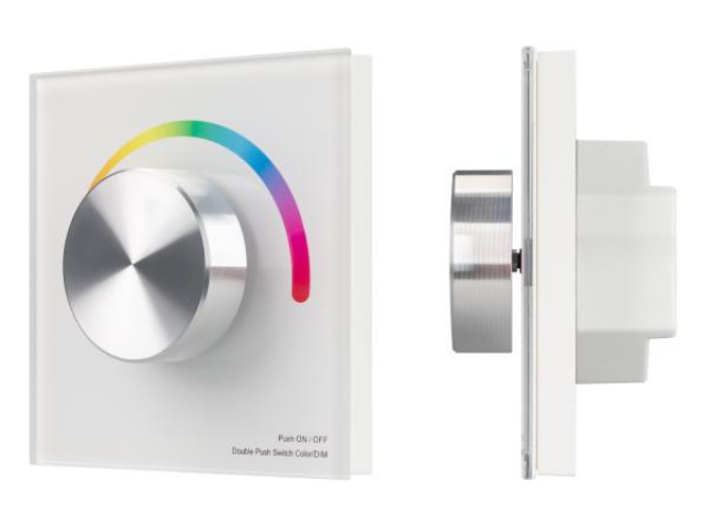 Панель SMART-P8-RGB-G-IN White (12-24V, 3x4A, Rotary, 2.4G) (Arlight, IP20 Пластик, 5 лет) фото:8