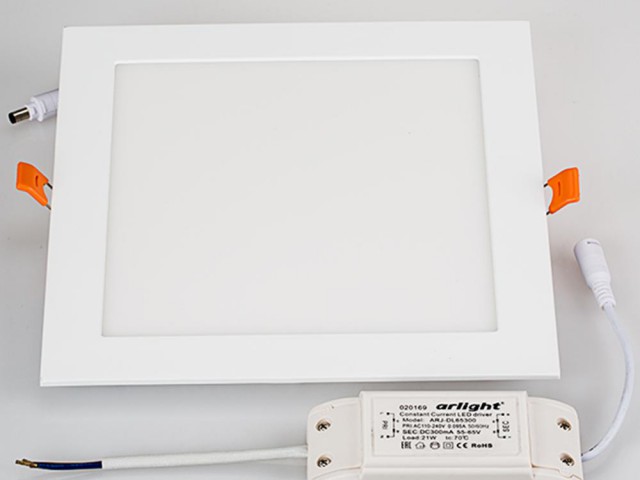 Светильник DL-225x225M-21W White (Arlight, IP40 Металл, 3 года) фото:14
