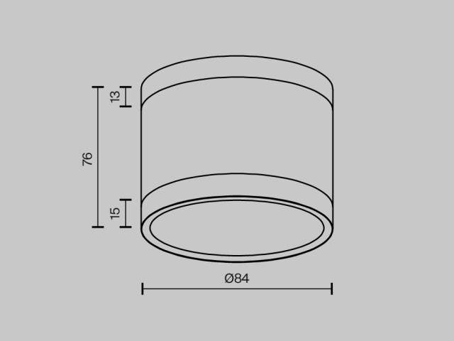 Потолочный светильник Technical C120CL-GX53-B фото:1