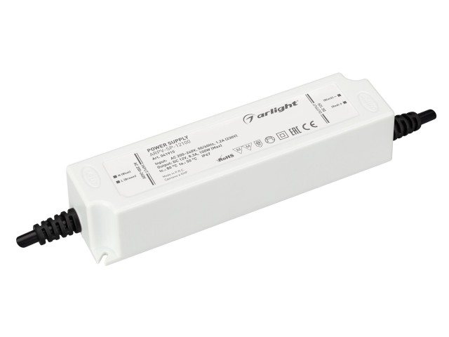 Блок питания ARPV-SP-12100 (12V, 8.3A, 100W) (Arlight, IP67 Пластик, 5 лет) фото:4