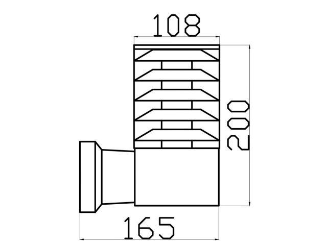 Настенный светильник (бра) Outdoor O576WL-01GR фото:11