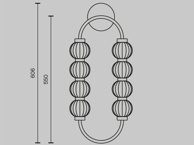Настенный светильник (бра) Maytoni MOD555WL-L11G3K фото:11