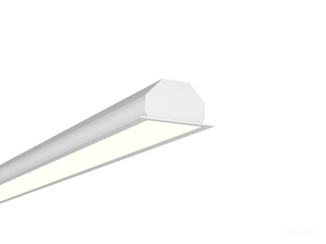 Линейный светильник LINE4932П БЕЗ БП (RAL9003/2000mm/LT70 — 4K/65W) фото:1