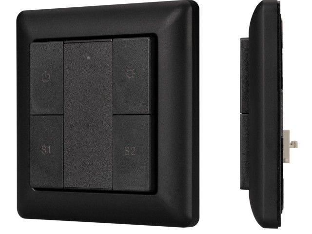 INTELLIGENT ARLIGHT Панель DALI-223-1G-2S-IN-BLACK (BUS) (IARL, -) фото:1