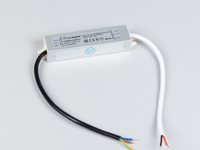Блок питания ARPV-12020-D (12V, 1.7A, 20W) (Arlight, IP67 Металл, 3 года) фото:1