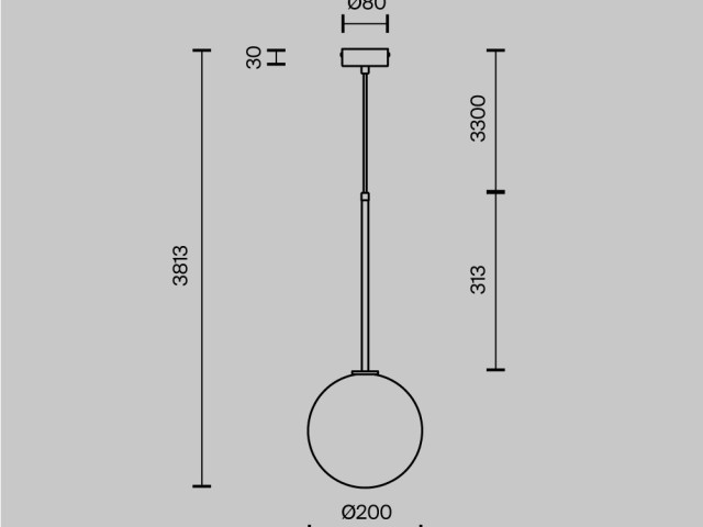 Подвесной светильник Maytoni MOD172PL-01B фото:10
