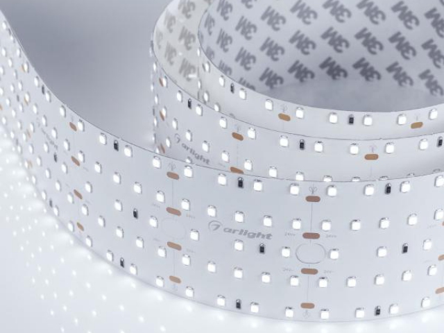 Лента S2-2500 24V White 6000K 59mm (2835, 420 LED/m, LUX) (Arlight, 30 Вт/м, IP20) фото:8