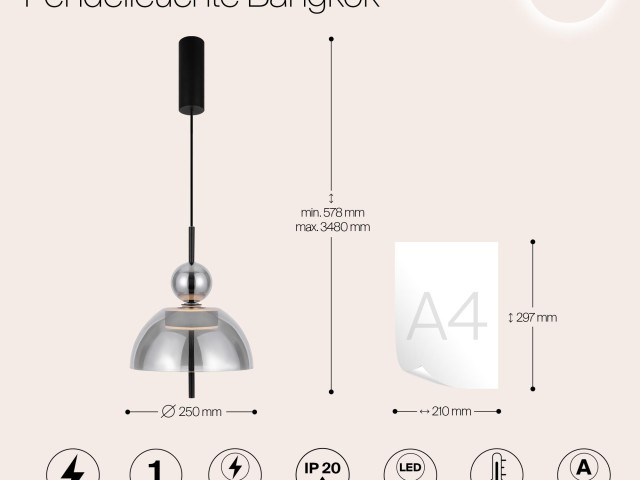 Подвесной светильник Maytoni MOD185PL-L6B3K4 фото:3