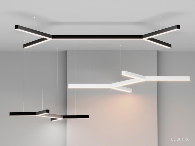 Светильник HOKASU Molecule S50 (RAL9005/6x410mm/LT70 — 3K/52W) фото:5