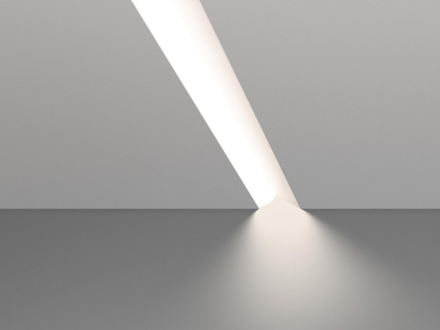 Профиль FANTOM-W45-BEVEL-2000 WHITE (Arlight, Алюминий) фото:3