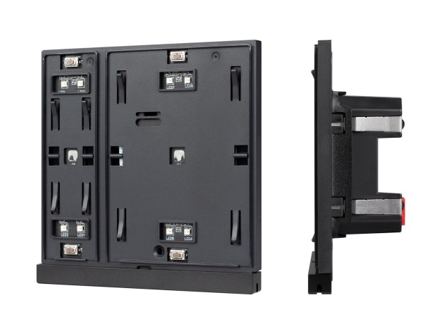 INTELLIGENT ARLIGHT Механизм панели KNX-302-22-IN Black (Bus) (IARL, IP20 Пластик, 2 года) фото:1