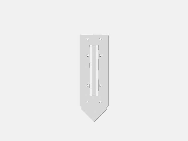 OneLine gen3 connector T v3 (steel 1,5mm - RAL9003) фото:1