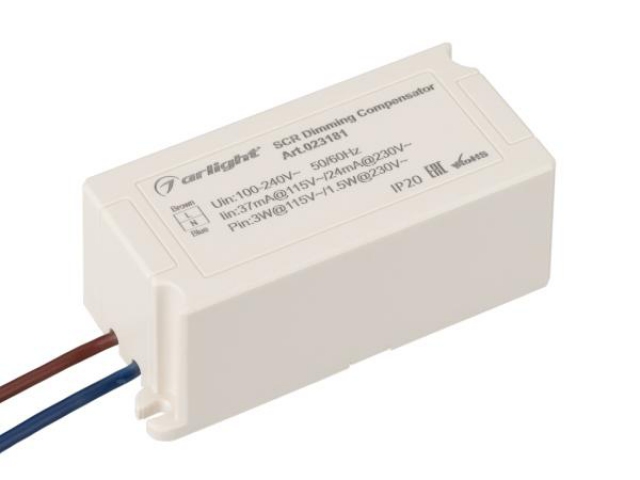 Усилитель компенсирующий ARL-TB01 (230V, TRIAC) (Arlight, IP20 Пластик, 2 года) фото:2