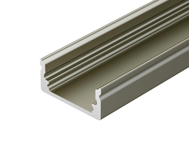 Профиль LINE-1708-2000 ANOD OLIVE GREY (Arlight, Алюминий) фото:3